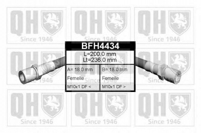 QUINTON HAZELL bfh4434 -  Тормозной шланг